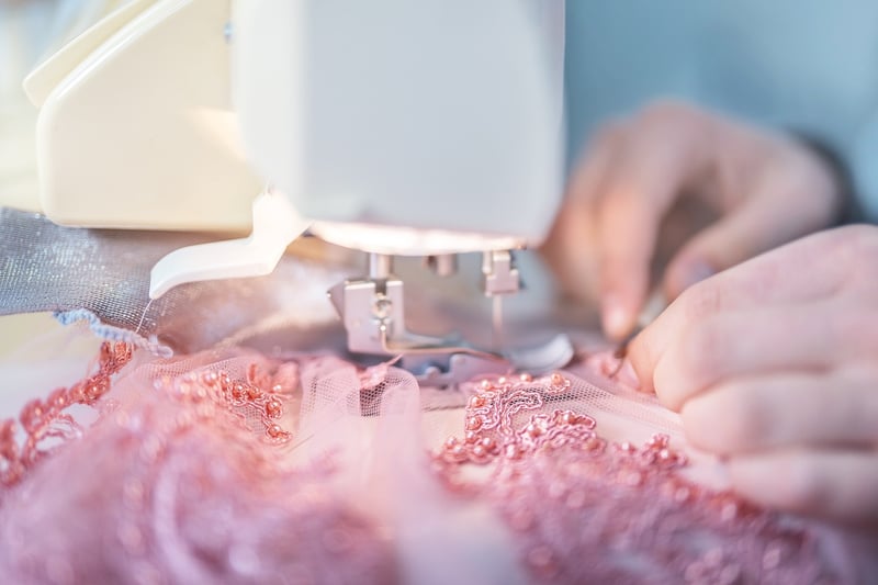 Sewing vintage fabric